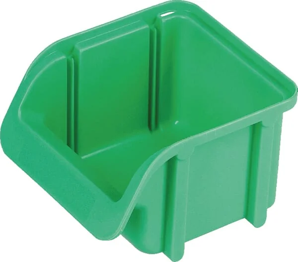 Hünersdorff - WE6714 - Aufbewahrungsbox 100x115x75mm, 0,46l Fassungsvermögen, Grün Polypropylen, Linbin Nr.1