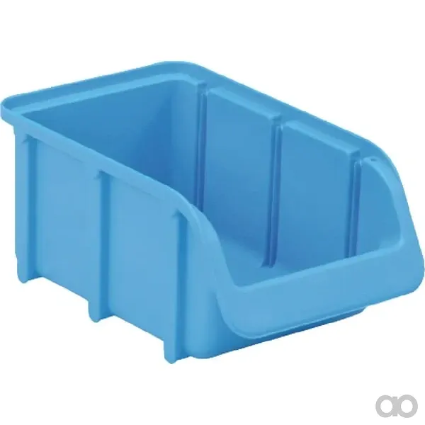 Hünersdorff - WE6723 - Aufbewahrungsbox 100x165x75mm, 0,73l Fassungsvermögen, Blaues Polypropylen, Linbin Nr.2