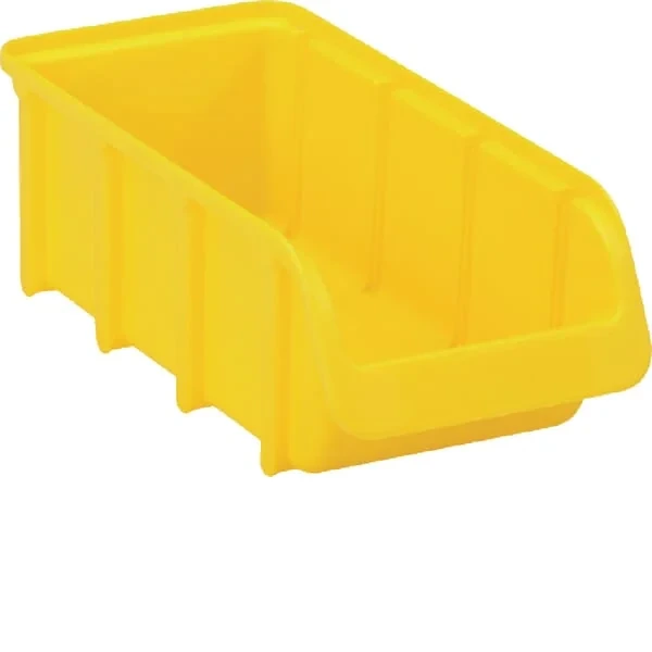 Hünersdorff - WE6822 - Aufbewahrungsbox 100x215x75mm, 1l Fassungsvermögen, Gelber Polypropylen, Linbin Nr.2l