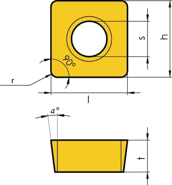 Huvema - SCGT09T304ALK1010 - Drehmeissel (10 Stueck)