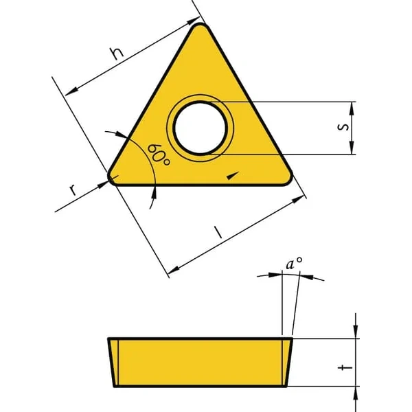Huvema - TCMT16T308MMIT1601 - Drehmeissel (10 Stueck)