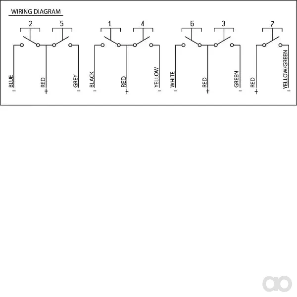 Hydreco - E9634000753 - Steuerhebel M10, 7-fach Ein-Aus