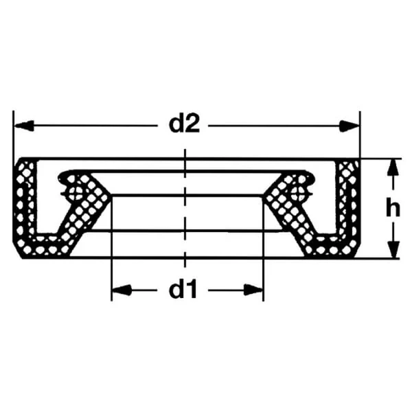 Hydrogear - 45074HYD - Oeldichtung BDR302 10x25x7