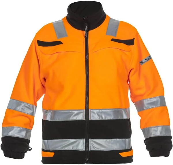 Hydrowear - 04026027FL - Fleecejacke, Orange-Schwarz, Groesse L, UK:40/EU:52-54, Trendy Hi-Vis Line, Torgau