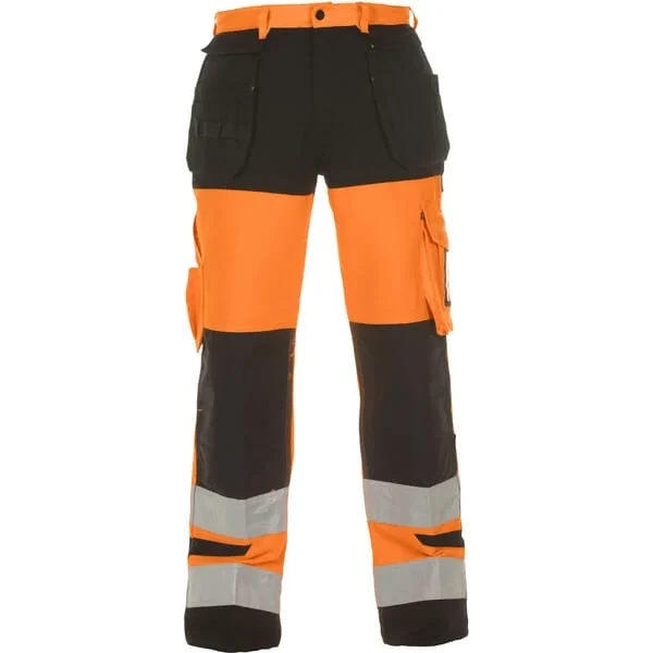 Hydrowear - 044474OB58 - Hose 41-45 HI-VIS, Orange/Schwarz, Trendy Hoch Sichtbare Linie Hydrowear