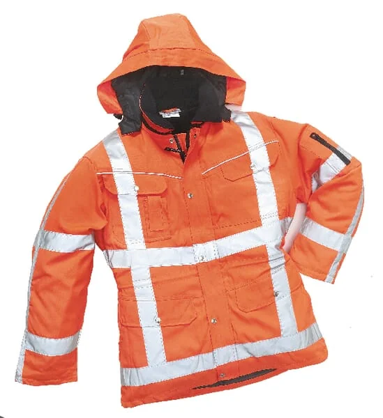 Hydrowear - 046456FOXL - Parka Jacke, Orange, Groesse XL, UK:42/EU:56, Beaverline, Aspen