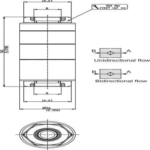 Ikron - HF70520070SB060GEB - Hochdruckfilter Inline 60 UM 3/4 B