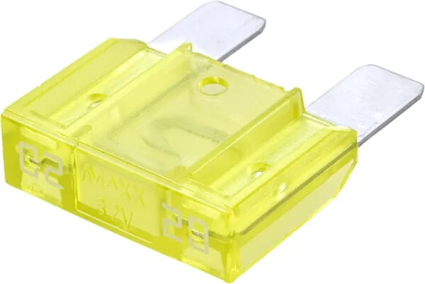 iMaXX - SI20190 - Sicherung Maxi-Flachstecker 32V 20A Länge 34,3mm Gelb Packung 10x iMaXX