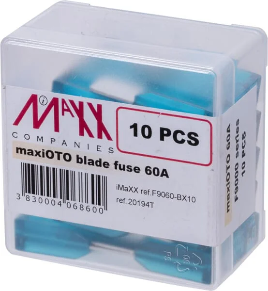 iMaXX - SI20194 - Maxi Blade Sicherung 32V 60A Länge 34,3mm Blau Packung 10x iMaXX
