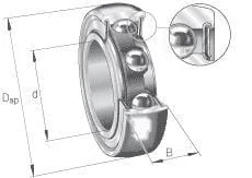 INA FAG - 210NPPB - Rillenkugellager 50x90x20 mm INA FAG