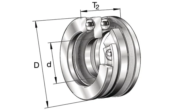 INA FAG - 52217FAG - Axial-Rillenkugellager