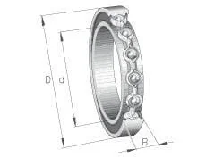 INA FAG - 630002RS - Rillenkugellager 10x26x12mm INA FAG