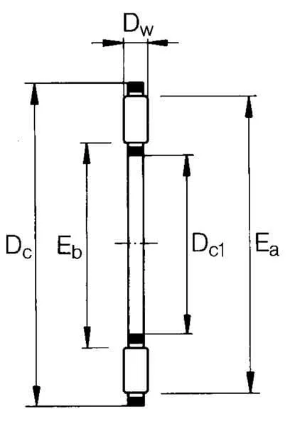 INA FAG - AXK4565 - AXK-Typ Axial-Nadelrollen