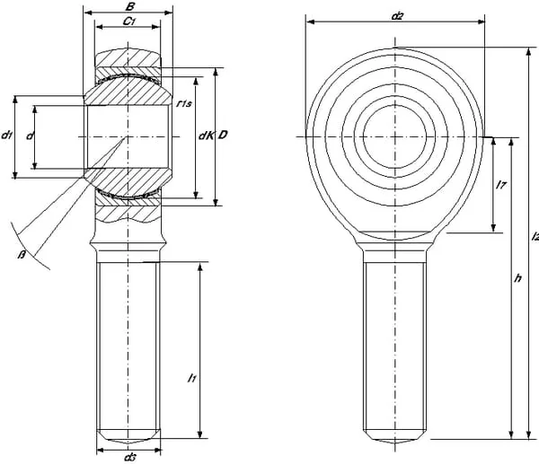 INA FAG - GAKL30PWINA - Stangenkopf