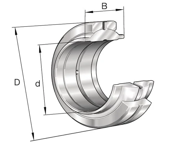 INA FAG - GE20LOINA - Radial-Gleitlager 20x35x20/12mm