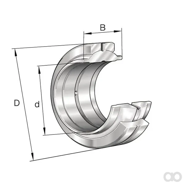 INA FAG - GE25LOINA - Radial-Gelenklager 25x42x25/16mm