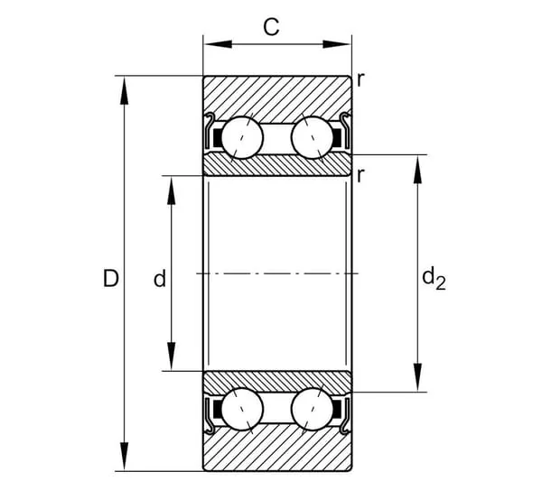 INA FAG - LR53052ZTVHXL - Spurlager