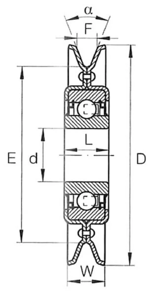 INA FAG - RSRA13186L0 - Umlenkrolle