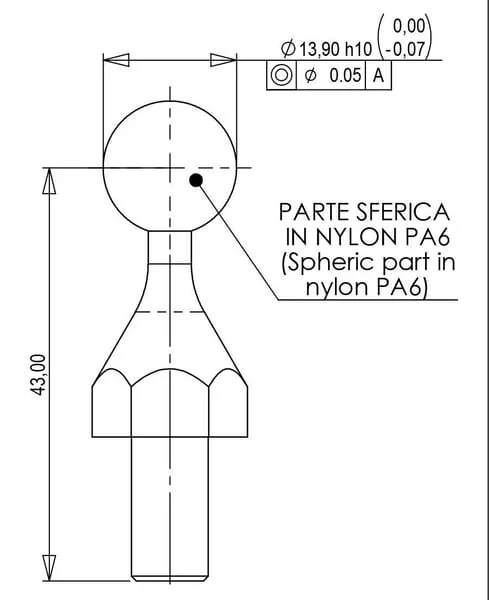 Indemar - IMCL93717 - Feste Kugelfoermige IMCL-Joystick-Spitze