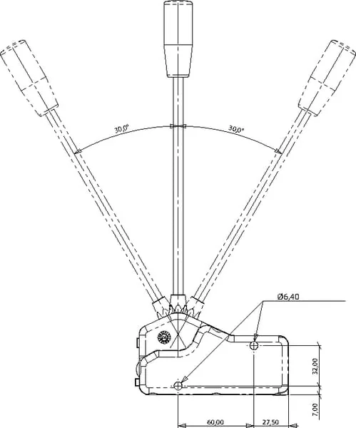 Indemar - IMSL3440 - Steuerhebel