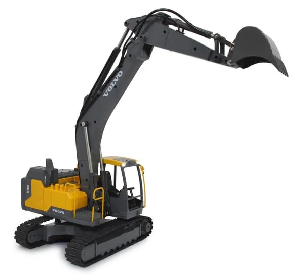 Jamara - JA406300 - Bagger Volvo EC160E Metall 1:16 Mit Schalengreifer Und Abbruchhammer