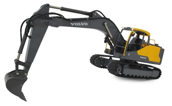 Jamara - JA406300 - Bagger Volvo EC160E Metall 1:16 Mit Schalengreifer Und Abbruchhammer
