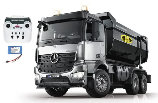 Jamara - JA406301 - Kipper Mercedes Benz Arocs 1:20 Metall Meiller 2.4 GHz