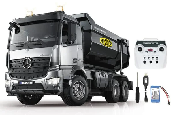 Jamara - JA406301 - Kipper Mercedes Benz Arocs 1:20 Metall Meiller 2.4 GHz