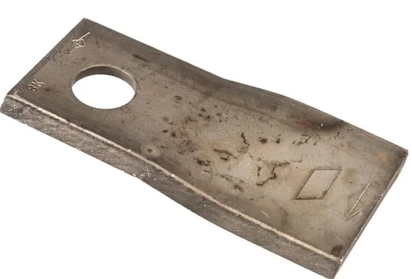 JF - 8113800062 - Mähbalkenmesser Rechts 114x48x4mm Loch Diameter 19mm; Geeignet für Kongskilde JF/Stoll