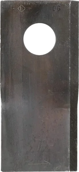 JF - 8113800064 - Mähbalkenmesser Links 106x49x4mm Loch Diameter 19mm; Geeignet für Kongskilde JF/Stoll