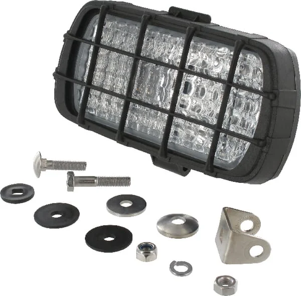 Jokon - LA03011 - Arbeitsscheinwerfer Halogen, 55/70W, Rechteckig, 12/24V, Transparent