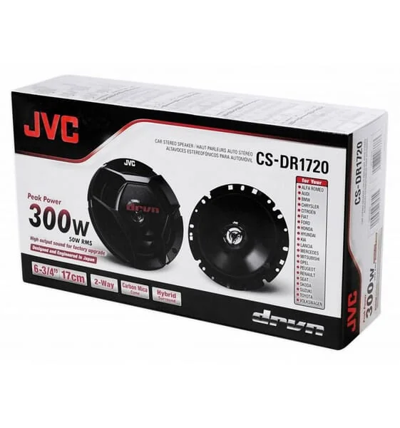 JVC Kenwood - CSDR1720 - Lautsprecher-Set 170mm 50W/300W