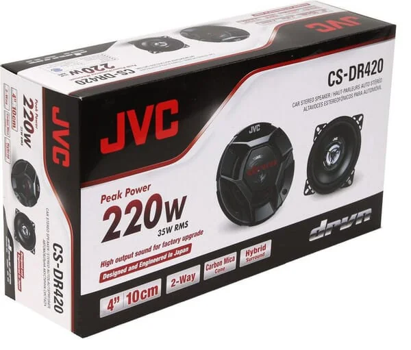 JVC Kenwood - CSDR420 - Lautsprecher-Set 100mm 35W/220W