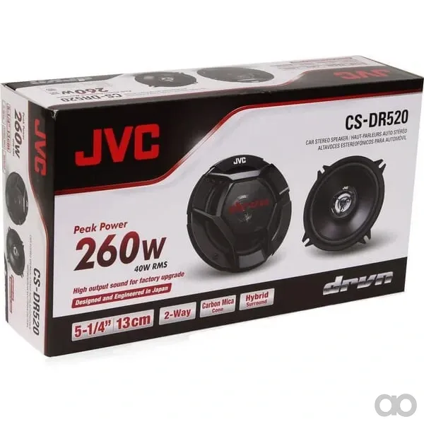JVC Kenwood - CSDR520 - Lautsprecher-Set 130mm 40W/260W