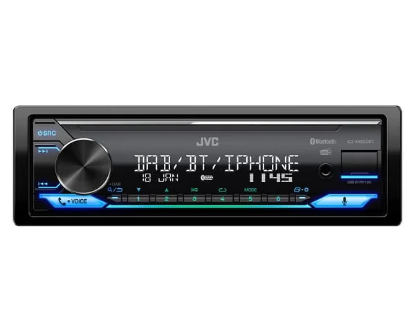 JVC Kenwood - KDX482DBT - Radio USB BT DAB+ Farbdisplay