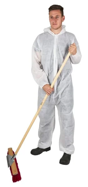 Kerbl - 3431KER - Einweg-Overall XXL, Weiss, 45gr