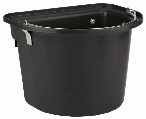 Kerbl - VV32875 - Eimer mit Halterung, 12l, Schwarz DB