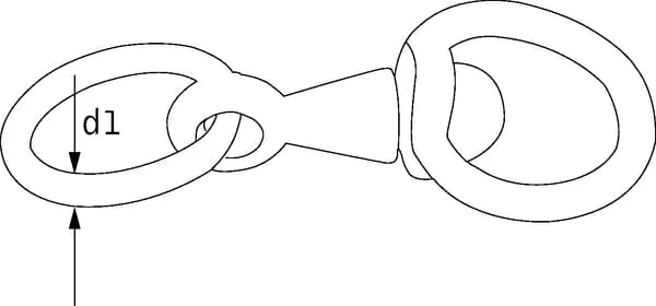 Kerbl - WE60V - Drehgelenk Mit Ring 6 mm