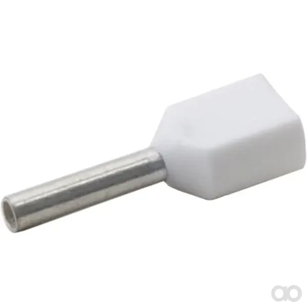 Klauke - 8698 - Kabelendhuelle Weiss, 0,5MM² (100x), Klauke