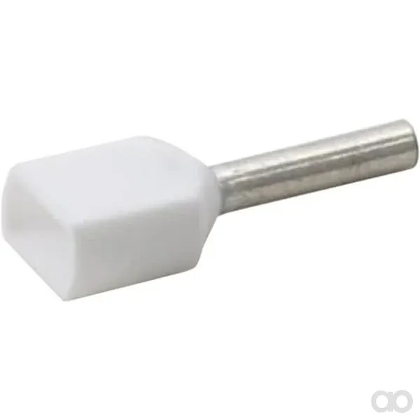 Klauke - 8698 - Kabelendhuelle Weiss, 0,5MM² (100x), Klauke