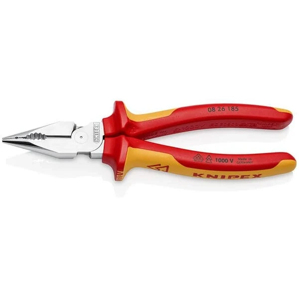 Knipex - TA0826185 - Kombizange Mit Spitzende 185 mm VDE