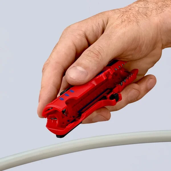 Knipex - TA1685125SB - Universelles Kabelabisolierwerkzeug