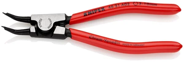 Knipex - TA4631A02 - Sicherungsringzange Diameter 3-10mm Außen 45° Abgewinkelt