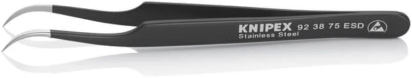 Knipex - TA923875ESD - ESD-Pinzette