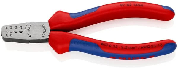 Knipex - TA9762145A - Crimpzange Fuer Aderendhuelsen