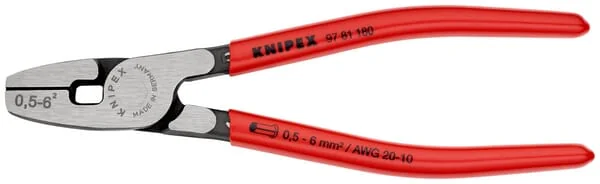 Knipex - TA9781180 - Crimpzange Fuer Kabelende