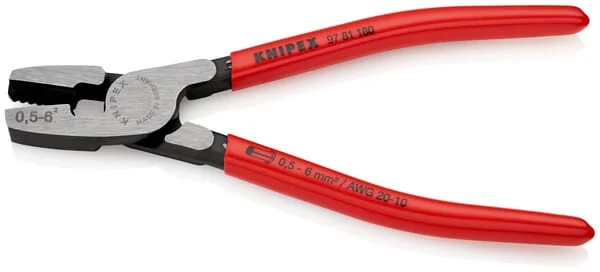 Knipex - TA9781180 - Crimpzange Fuer Kabelende