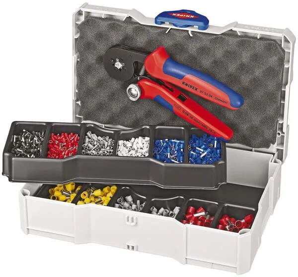 Knipex - TA979009 - Montage-Crimpzange Fuer Kabelendhuelsen