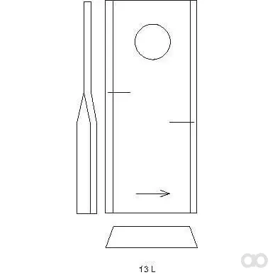 Kramp - 0001042660KR - Zyklonmesser L
