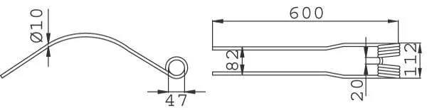 Kramp - 0001047110KR - Rotary Tine